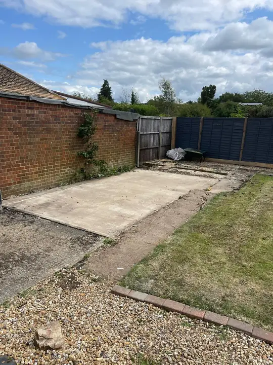Site cleared after removal