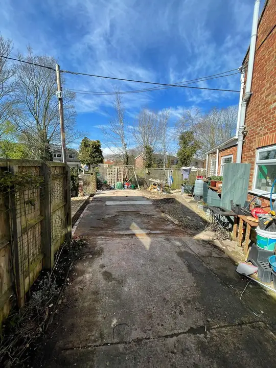 Site cleared after removal