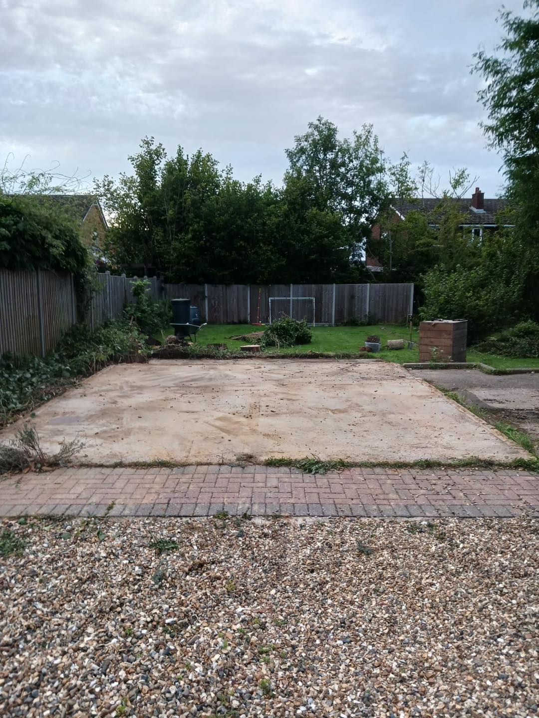 Site cleared after removal