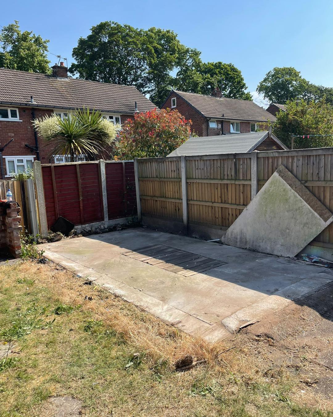 Site cleared after removal