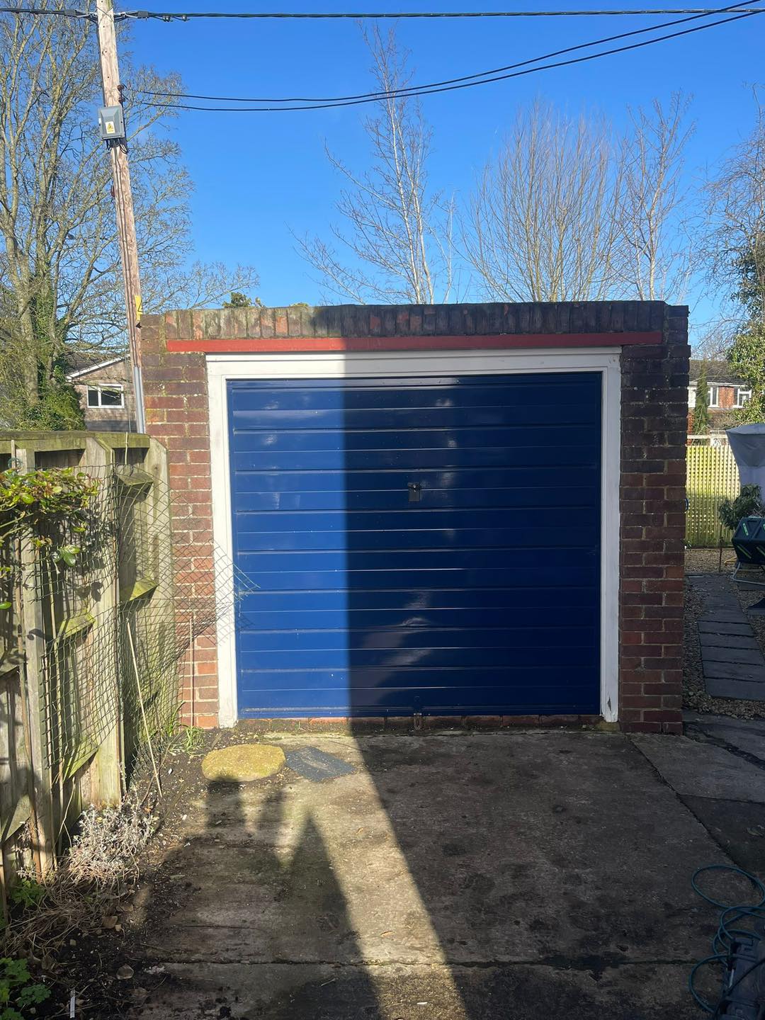 Garage before removal
