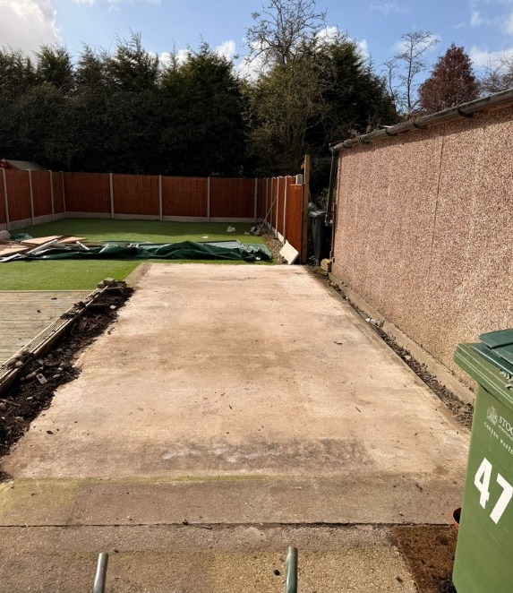 Site cleared after removal